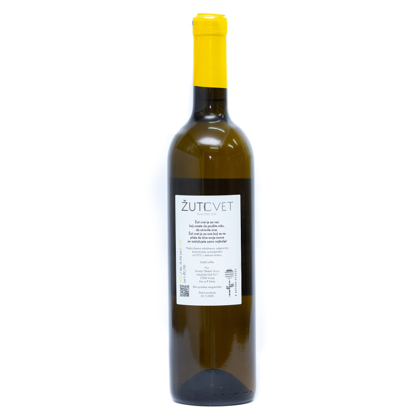 Vino belo Žuti cvet 0,75l