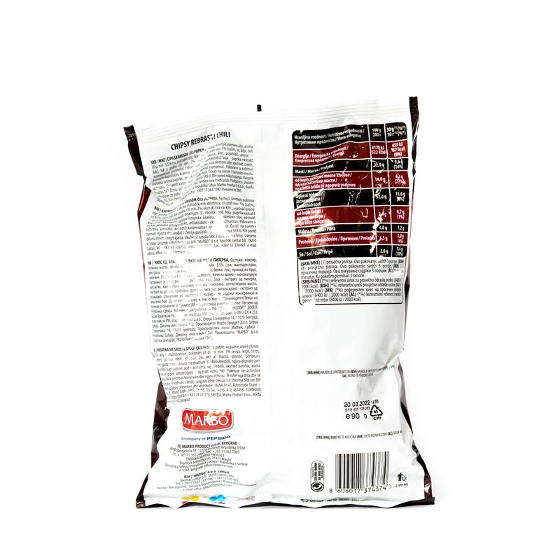 Chipsy chilli 90g