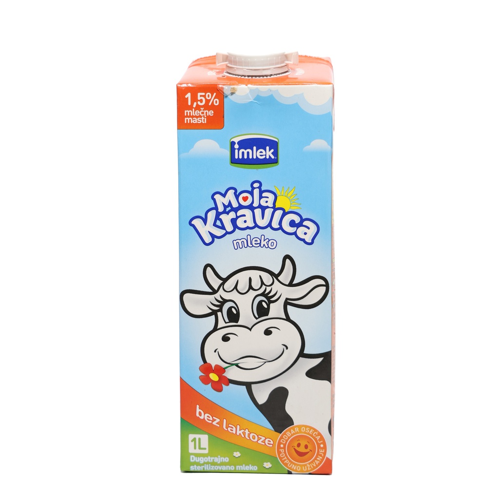 MLEKO MOJA KRAVICA BEZ LAKTOZE 1,5% 1L