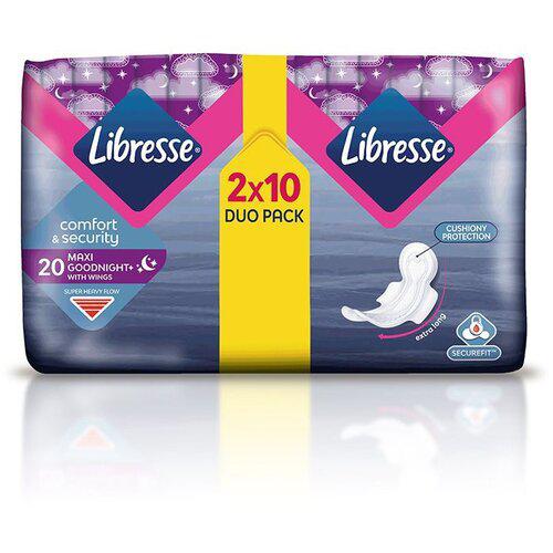 LIBRESSE MAXI GOODNIGHT DUO 2X10