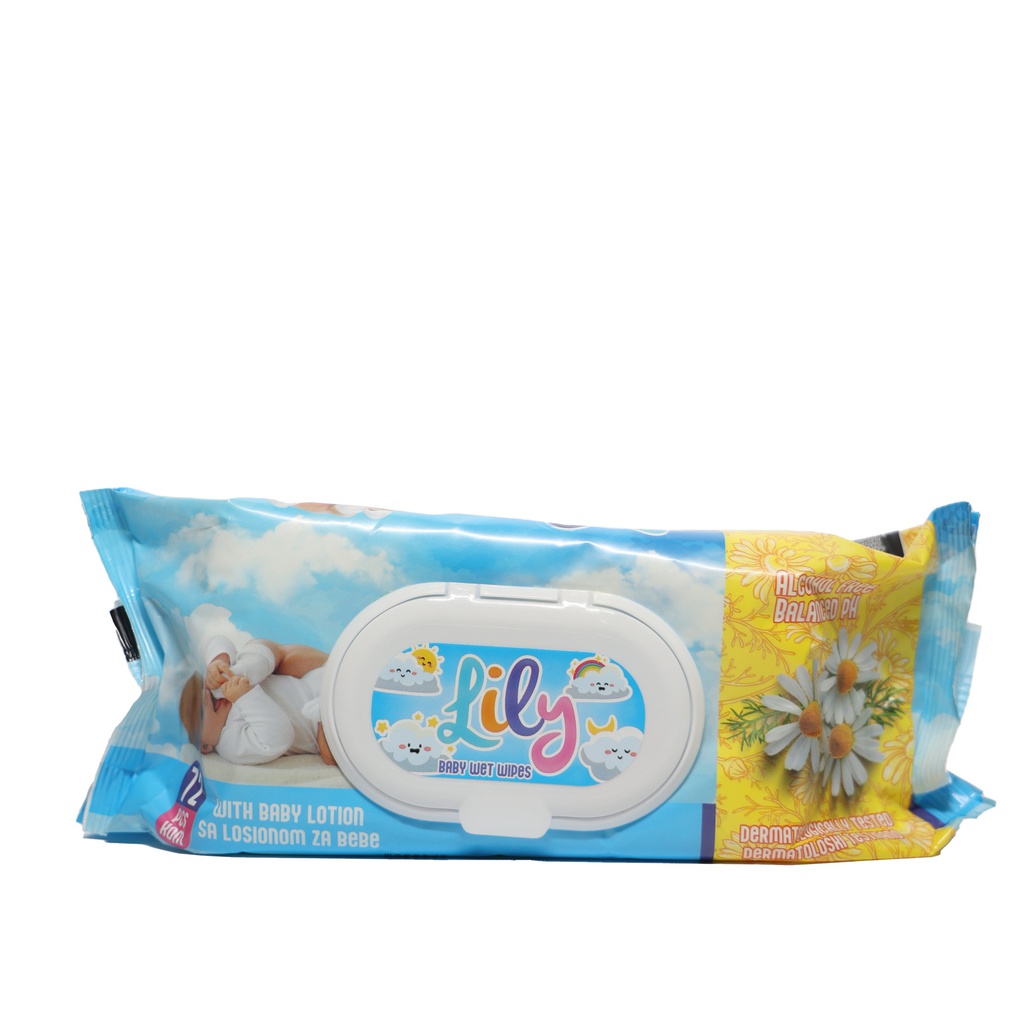 Lily vlažne maramice kamilica 72/1