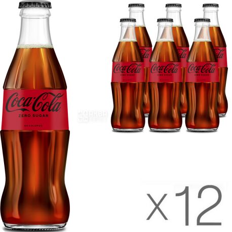 0.25L COCA COLA ZERO Pak.