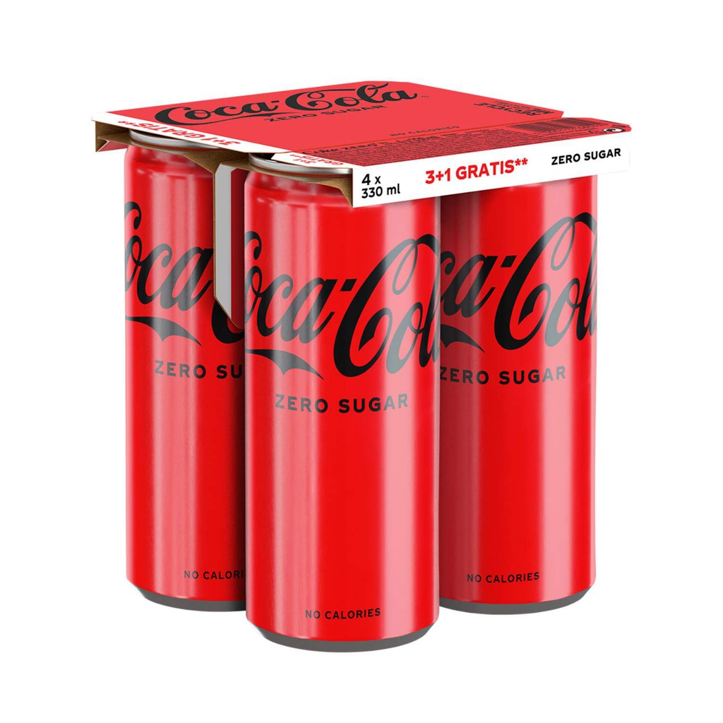 0.33L X4 COCA COLA ZERO PAKET