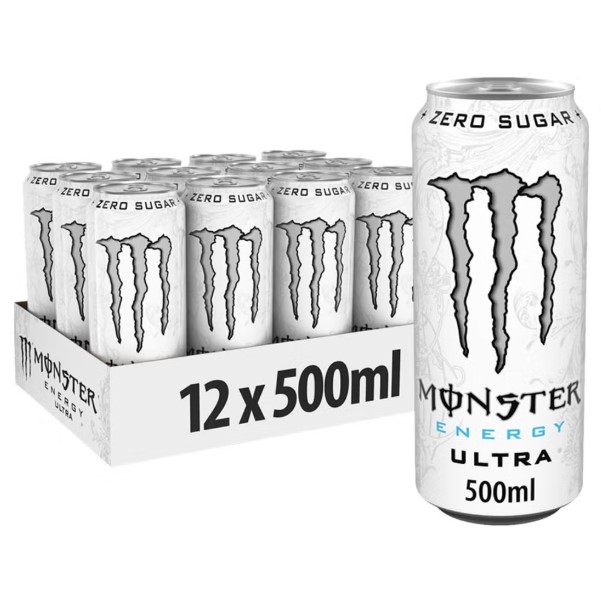NAPITAK ENERGY MONSTER ZERO WHITE 0,5L X12 PAKET