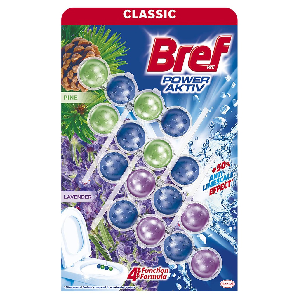 OSV KUGLICE BREF BOROV LAVANDA 4X50G