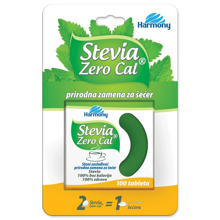 ZASLADJIVAC HARMONY STEVIA ZERO 100TBL