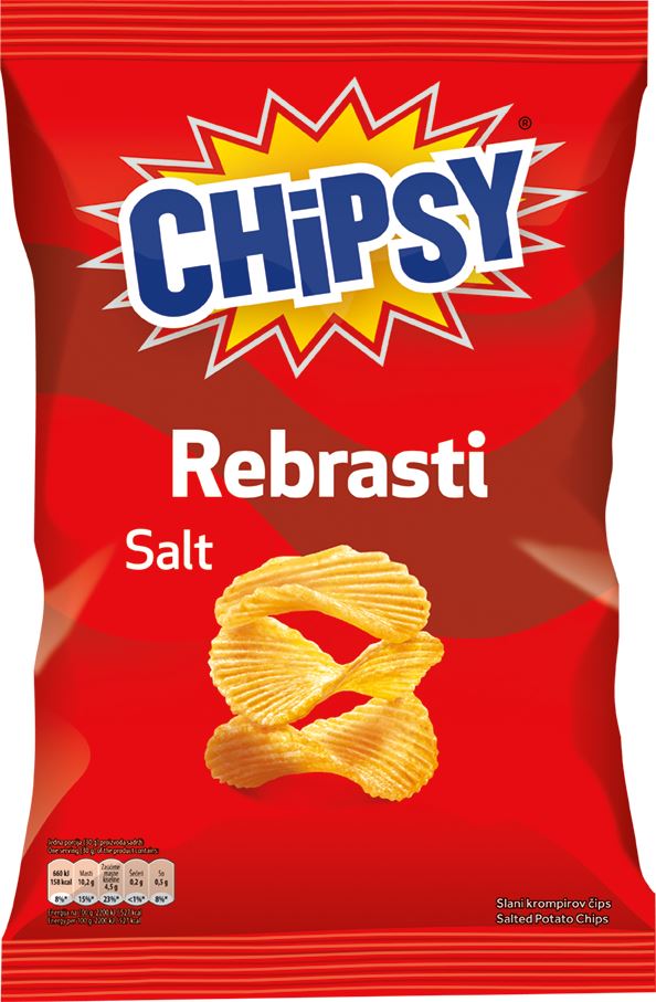 Marbo Chipsy rebrasti čips 140g
