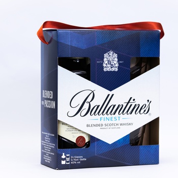 Whisky Ballantine's 0,7l+čaše