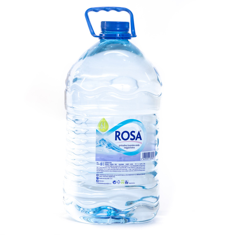 Rosa negazirana voda PET 6l balon
