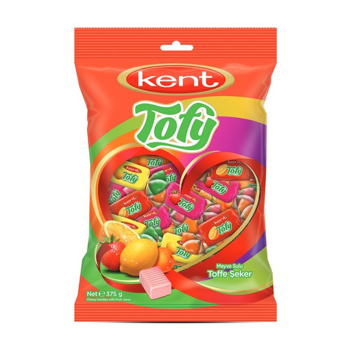Kent Tofy Fruit bombone 375g