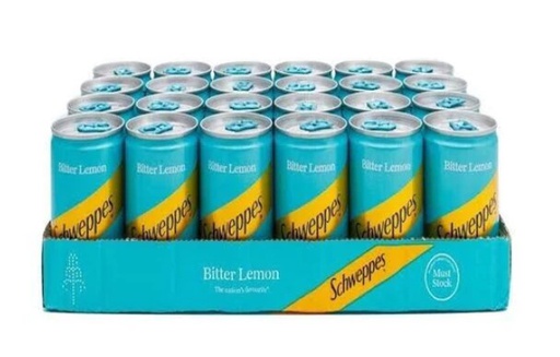 Schweppes Bitter Lemon CAN 0,33l X24 paket
