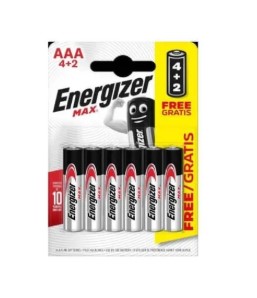 BATERIJE MAX ALK AAA LR03 BP6 4+2 E