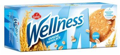 KEKS WELLNESS OVSENE PAHULJICE 210G