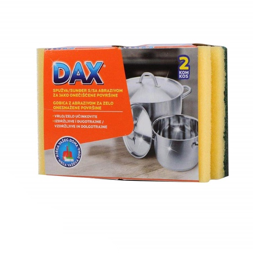 Dax sunđer sa abrazivom za osetljive površine 2/1
