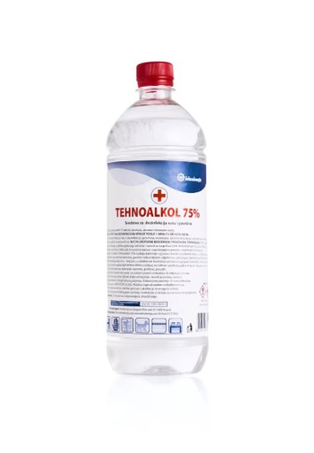 TEHNOALKOHOL 75% DEZINF RUKU I POVR. 1L TH
