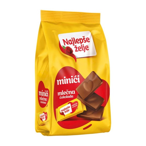 Čokolada Štark Najlepše želje mlečna mini 150g
