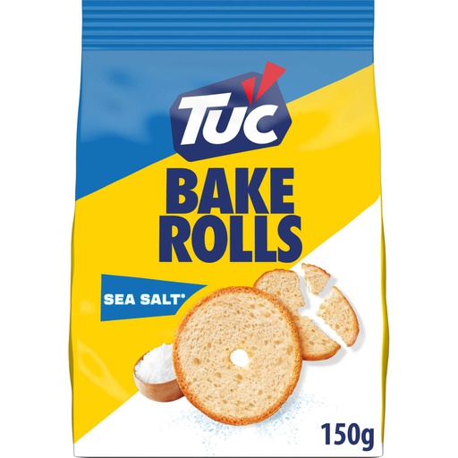 Tuc Bake Rolls Sea Salt 150g