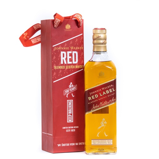 WHISKEY JOHNNIE WALKER RED LABEL 0.7L