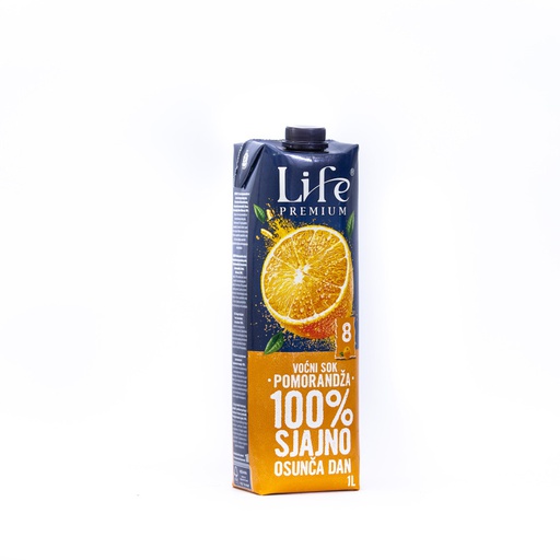 Sok pomorandža Life 100% 1l Nectar 