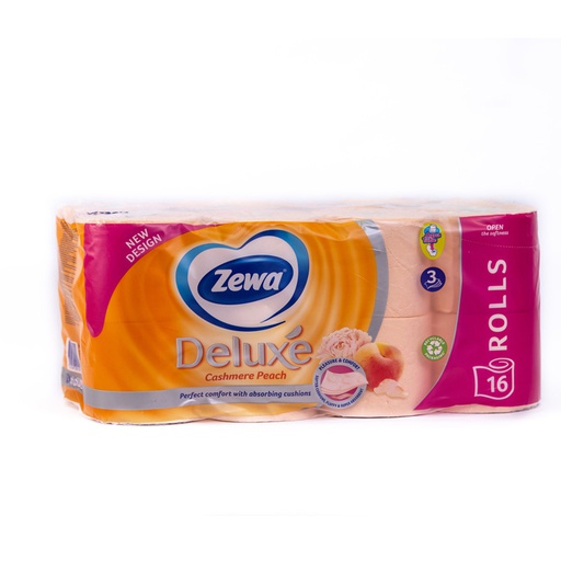 Toalet papir Zewa Deluxe peach 16 kom